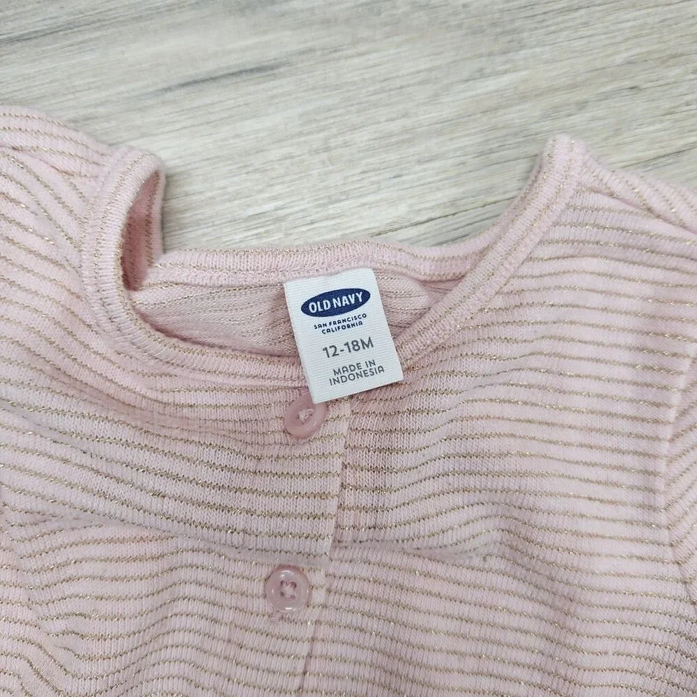 Carters Baby Girl Pink Shirt Bundle Size 12 Months Spring Casual